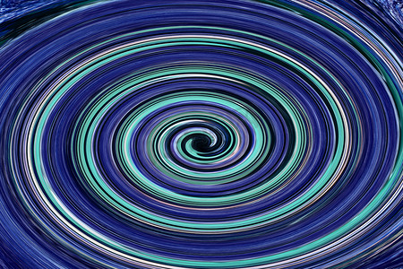 蓝绿色黑色螺旋特写抽象背景