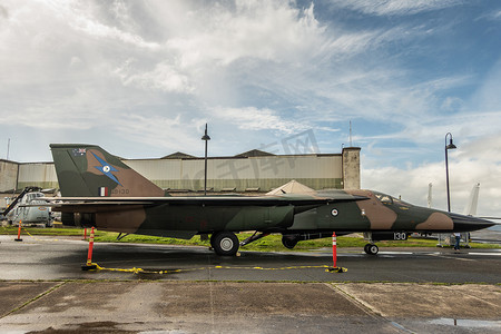 澳大利亚皇家空军 F-11C A8-130 战斗机在珍珠港航空博物馆，俄亥俄州