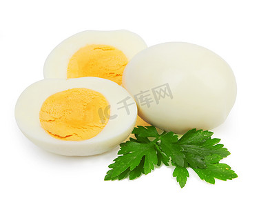 蛋白杏仁露摄影照片_煮鸡蛋