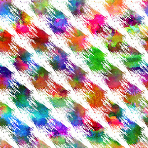 线格背景摄影照片_画笔描边线条纹几何 Grung 图案在彩虹色背景下无缝。 