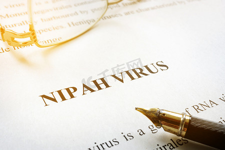 有关尼帕病毒 (NiV) 和眼镜的文档。