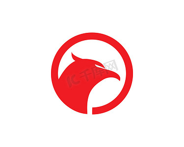猎鹰鹰鸟标志