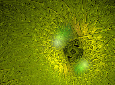 柔和的彩色抽象背景，柔和的绿色和黄色色调，采用油画色彩技术。