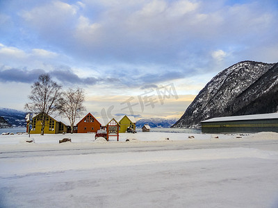 Vik 滑雪中心，挪威勒伊萨内。