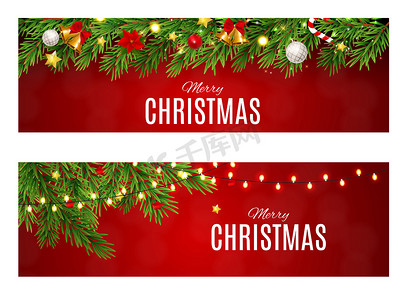 抽象美圣诞及新年贺卡收藏集矢量图解