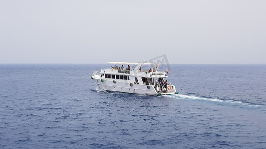 埃及，沙姆沙伊赫 — 2019年9月20日：红海游轮。