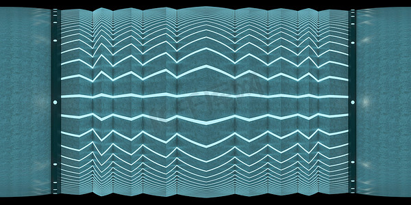 3d 插图，3d 渲染，vr 360 几何背景的全景抽象图像