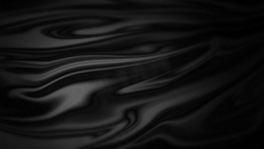 带有复制空间的黑色抽象流体背景