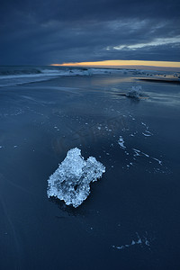 杰古沙龙冰河湖海滩