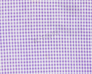 浅格子紫色和白色织物纹理背景