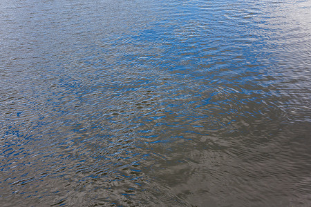 夏日波纹的现实生活河流水面 — 全帧背景