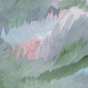 水粉手绘摄影照片_彩色手绘水粉抽象纹理背景。