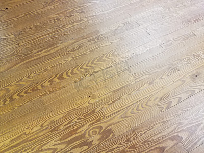 棕色木地板或地面或背景