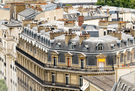 经典名著摄影照片_巴黎美丽的经典建筑 — 法国城市景观建筑师