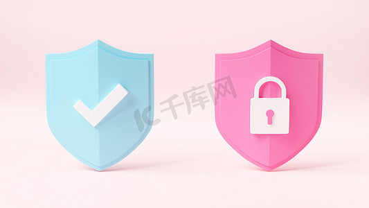 带锁数据符号图标的保护挂锁抽象屏蔽安全