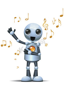 小机器人唱歌