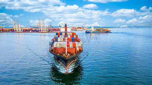 集装箱货船进口出口全球业务全球范围