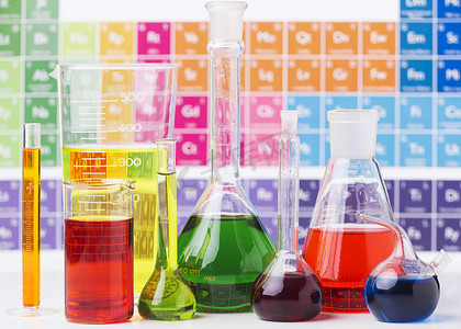 前视科学元素与化学品分类。