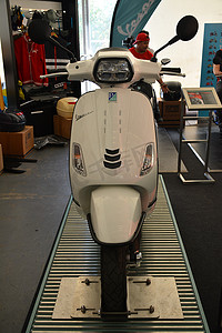 vespa摄影照片_Vespa S125 2020 摩托车在菲律宾帕西格举行的 2nd Ride Ph。