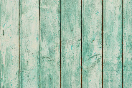 绿松石蓝色木板背景