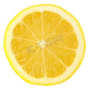 孤立的柠檬片