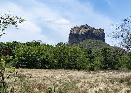 斯里兰卡的锡吉里亚岩石要塞。