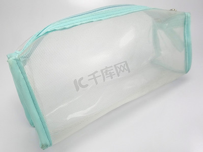 绿色网状便携式透明透明手提包