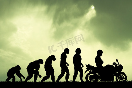 人类进化与摩托车