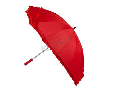 心形打开红伞