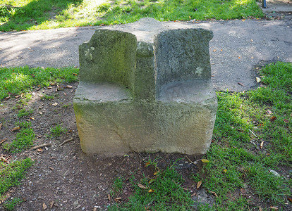 切普斯托的石雕座椅