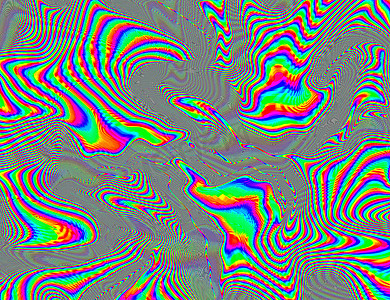 嬉皮 Trippy 迷幻彩虹背景 LSD 彩色壁纸。