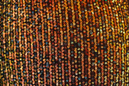 亮片抽象序列织物纺织闪光背景。