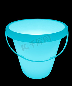 桶灯-浅蓝色