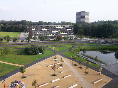 埃德-瓦赫宁根的景观，荷兰美丽的城市，拥有重要的大学校园