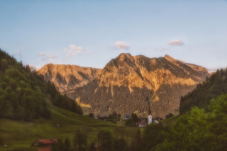 美丽的风景，可欣赏山景