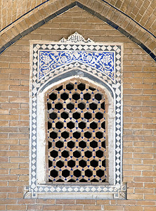 典型的开放式窗户，乌兹别克斯坦