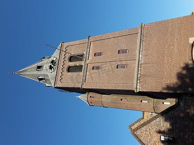 大学校园摄影照片_Ede-Wageningen 的景色，荷兰美丽的城市，拥有重要的大学校园