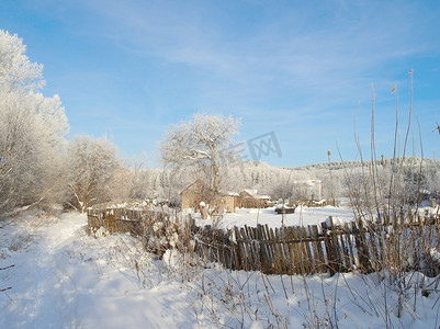 冬季乡村景观
