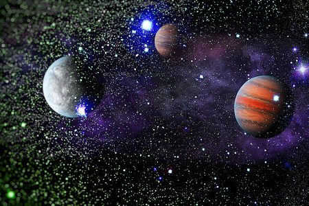 宇宙紫色摄影照片_银河，宇宙，物理宇宙学，科幻壁纸。宇宙之美。