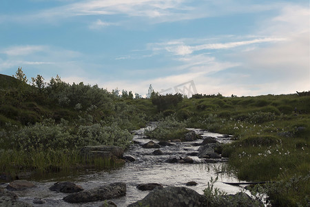 jotunheimen山区河流