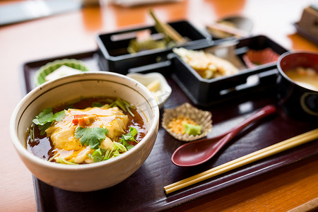 日本豆腐摄影照片_日本豆腐料理