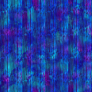 画笔描边线条纹几何 Grung 图案无缝在蓝色背景。 