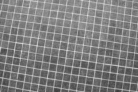 方形摄影照片_小灰色方形马赛克瓷砖抽象背景和纹理。