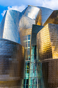 古根海姆博物馆摄影照片_西班牙毕尔巴鄂古根海姆博物馆建筑的细节和特写