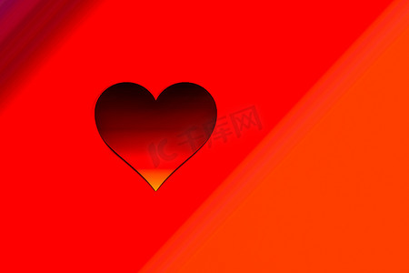 情人节背景以红心形状作为爱情概念