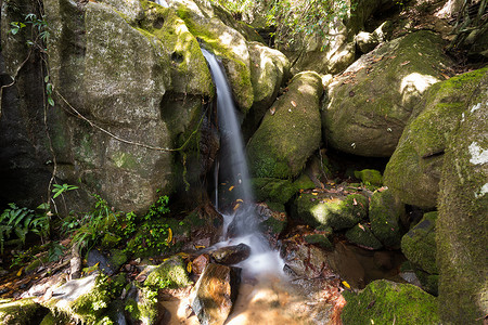 马达加斯加马苏阿拉国家公园的小瀑布