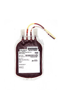 献血海报摄影照片_一袋新鲜血液