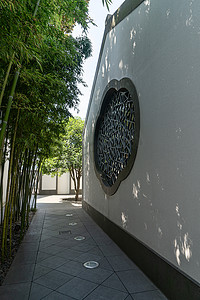 苏州博物馆建筑外观。