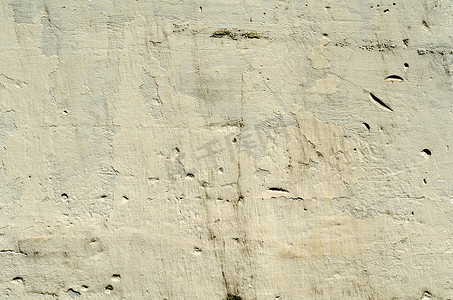 纹理旧混凝土墙与油漆残留与损坏