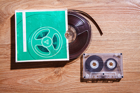 旧磁带和盒式磁带